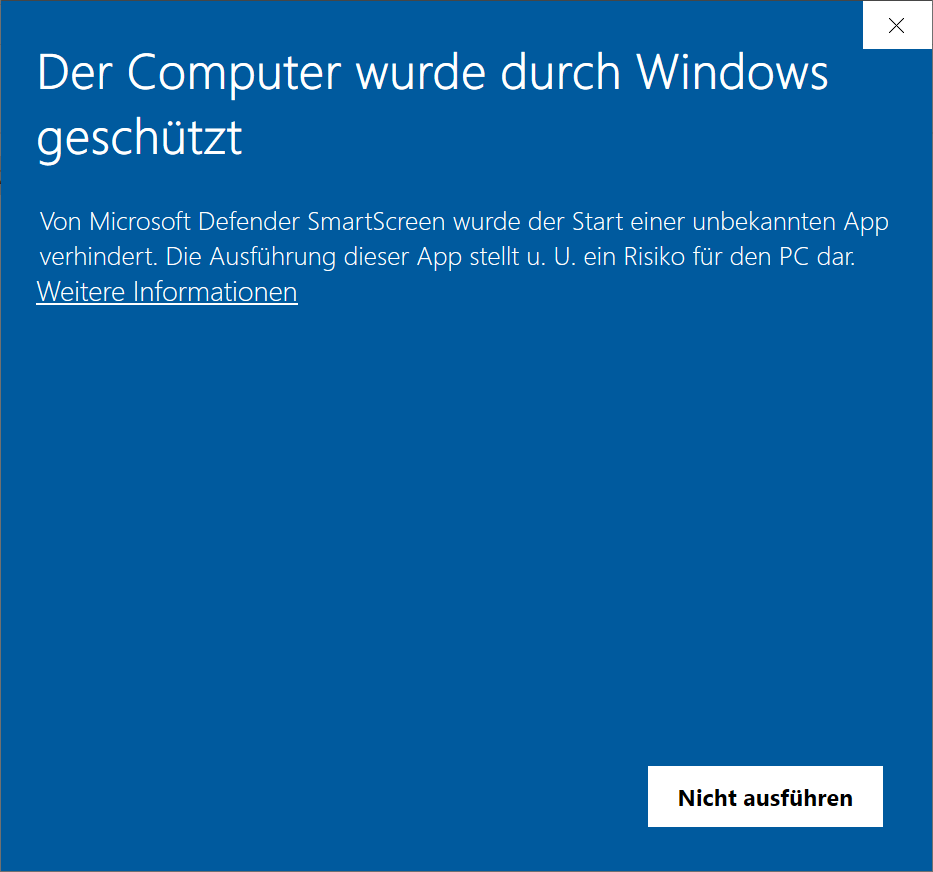 Windows-Sicherheitswarnung 1
