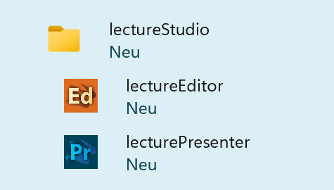 Windows Startmenü Icons